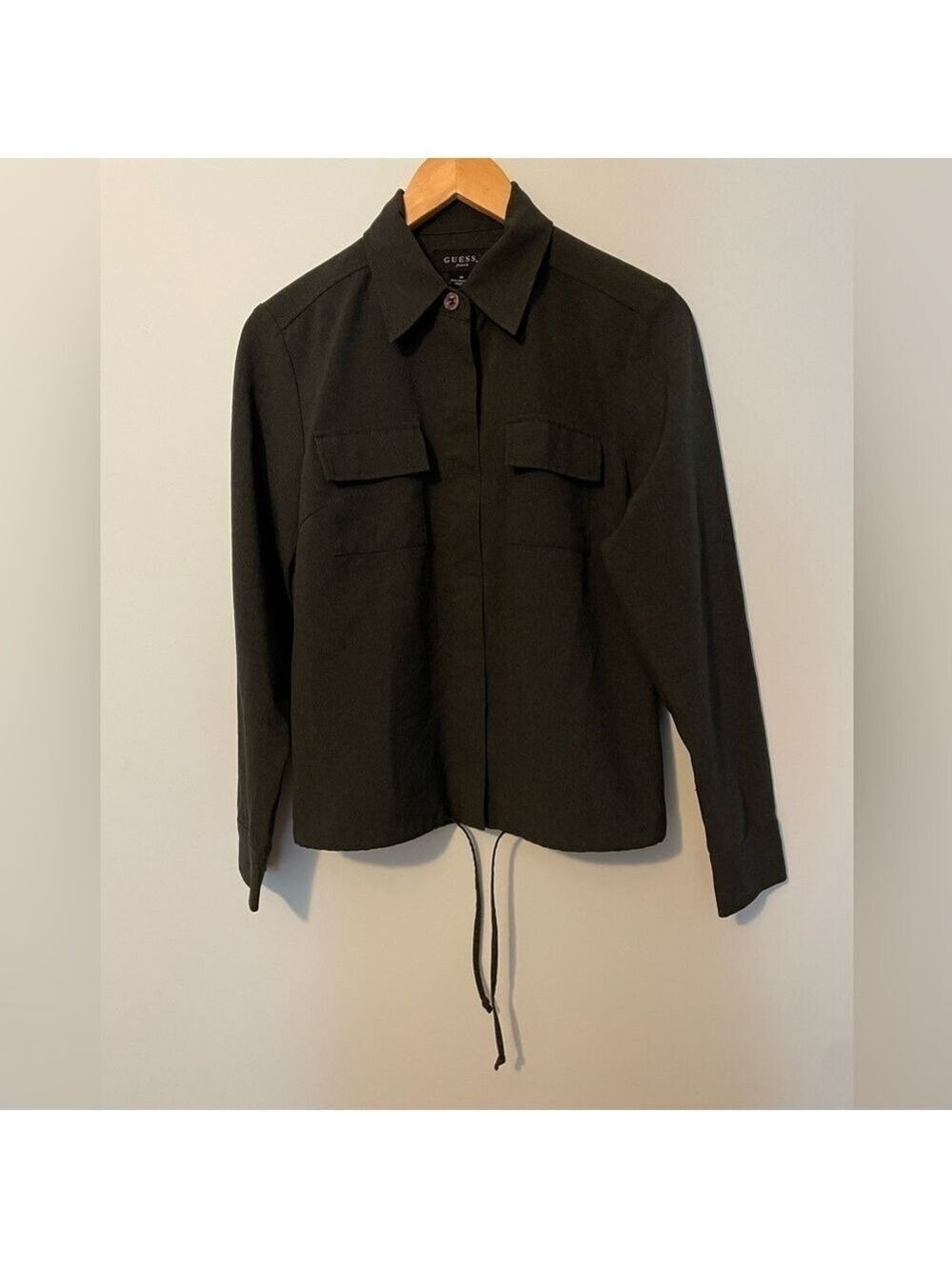 Guess Jacket Grey Zip Up Medium
